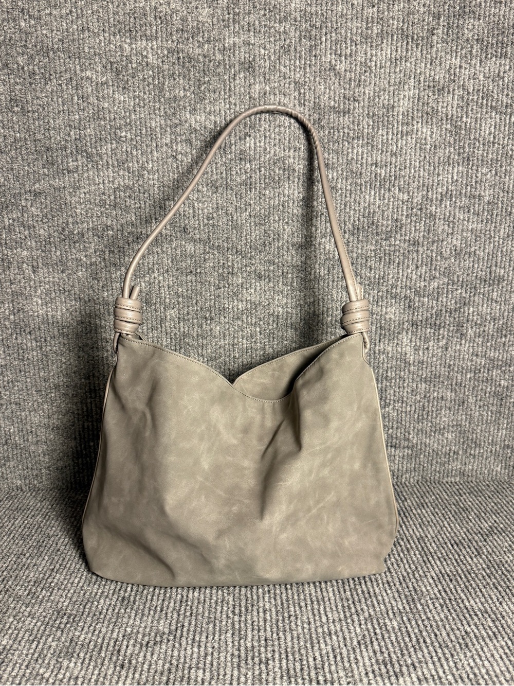 8 Other Reasons Betsy Slouch Tote Classic Soft Shoulder Bag in Stone Grey